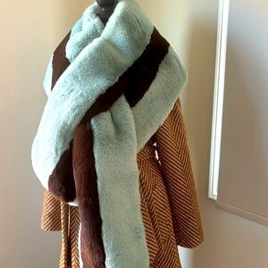 Atlantic Pacific faux fur scarf